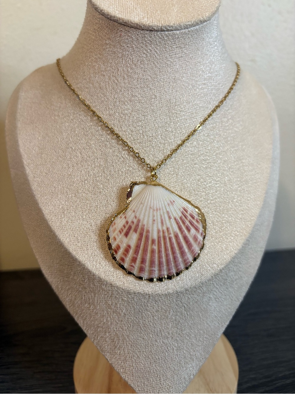 Handmade Gold Seashell Necklace | Waterproof & Tarnish Resistant